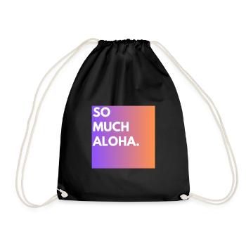 Tellement d’aloha - Sac de sport léger - noir - Devant