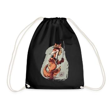 Katana Fox - Turnbeutel - Schwarz - Vorne