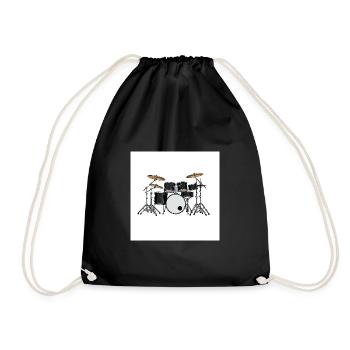 The drums: rhythm in the blood - Drawstring Bag - black - Front