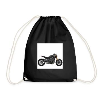 Black Morrad Design - Freedom - Drawstring Bag - black - Front