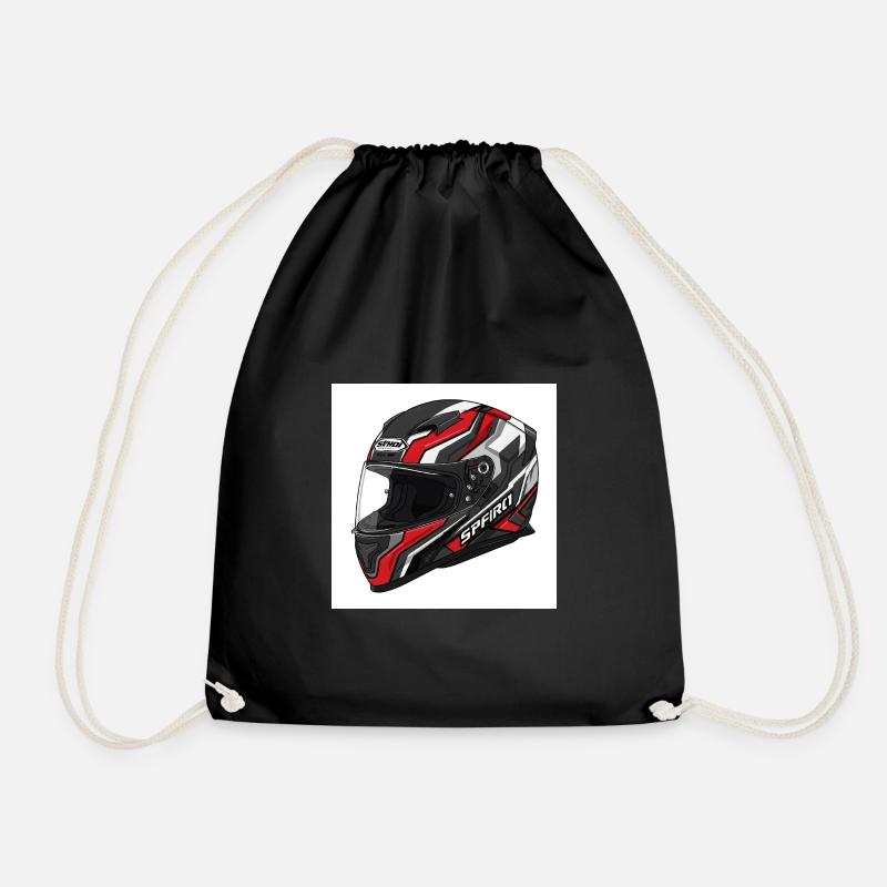 Casques pour pilotes de course : aérodynamisme et design - Sac de sport léger - noir
