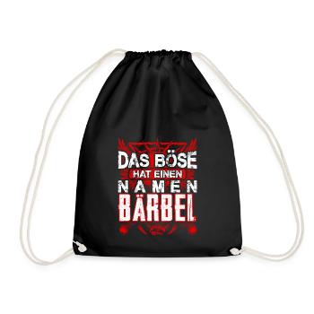 BÄRBEL - Böse - Turnbeutel - Schwarz - Vorne