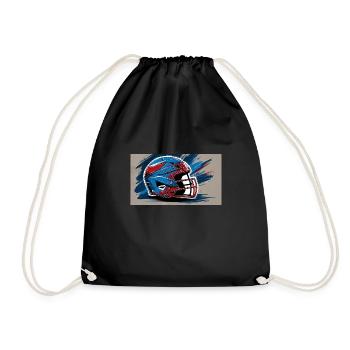Le casque de football américain du futur - Sac de sport léger - noir - Devant
