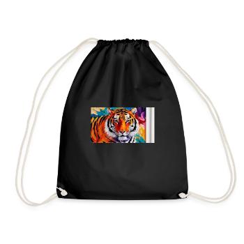 Abstrait Tigre 20250303 160916 0000 - Sac de sport léger - noir - Devant
