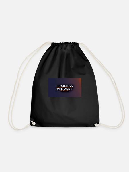 Buisness Mindset Sport - Turnbeutel - Schwarz