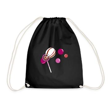 Bulles de savon lesbienne Cadeau lesbien - Sac de sport léger - noir - Devant