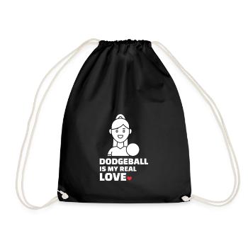 Dodgeball - Drawstring Bag - black - Front