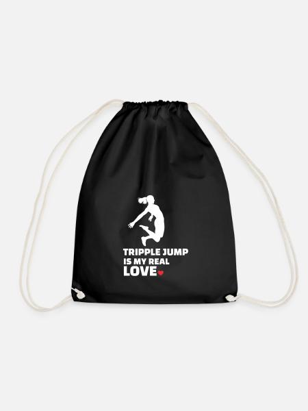 J’adore le triple saut - Sac de sport léger - noir