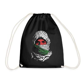 Freedom for Palestine - Peace - Drawstring Bag - black - Front