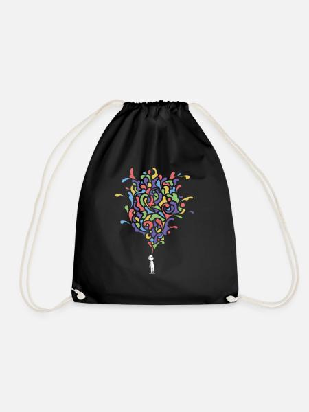 Think abstract. - Sac de sport léger - noir