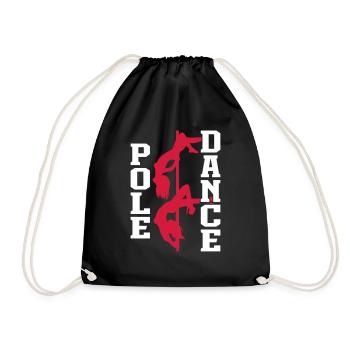 Pole Dance - Turnbeutel - Schwarz - Vorne