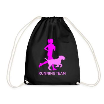 Équipe en cours - Sac de sport léger - noir - Devant