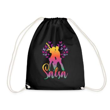 Salsa - Drawstring Bag - black - Front