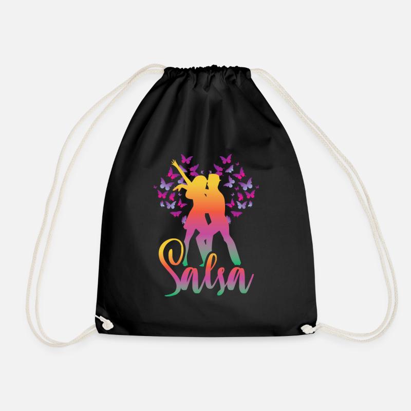 Salsa - Drawstring Bag - black