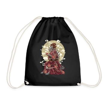 KIMONO - Drawstring Bag - black - Front