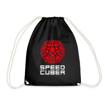 SPEEDCUBER megaminx 3D. Cubing-Cuber-Speedcubing - Sac de sport léger - noir - Devant