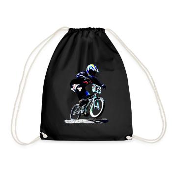 bmx - Turnbeutel - Schwarz - Vorne