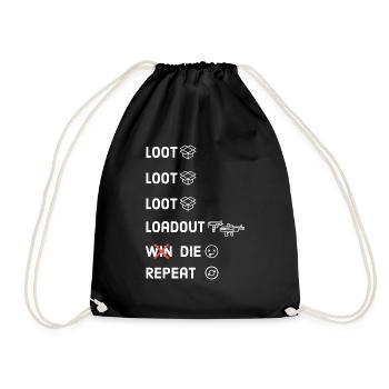 Gamers Life - Drawstring Bag - black - Front