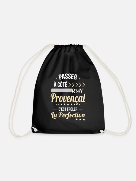 Provençal - Frôler la perfection - Provence - Sac de sport léger - noir