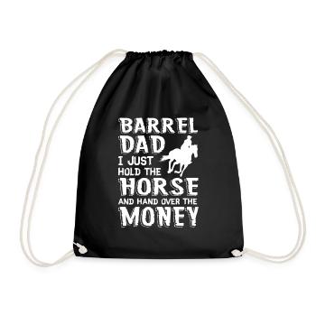Papa cheval - Sac de sport léger - noir - Devant