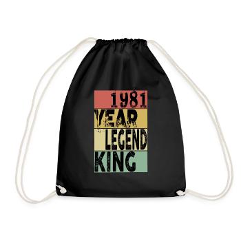1981 - Sac de sport léger - noir - Devant