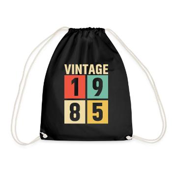 cadeau anniversaire homme amie femme original 1985 - Sac de sport léger - noir - Devant
