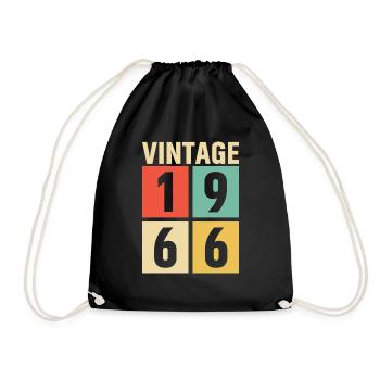 cadeau anniversaire homme amie femme original 1966 - Sac de sport léger - noir - Devant