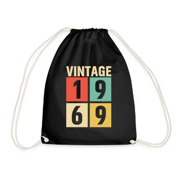 cadeau anniversaire homme amie femme original 1969 - Sac de sport léger - noir - Devant