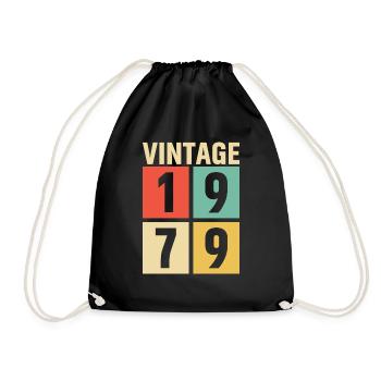 cadeau anniversaire homme amie femme original 1979 - Sac de sport léger - noir - Devant