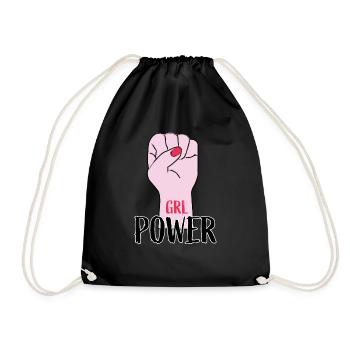 GRL Power Design - Turnbeutel - Schwarz - Vorne