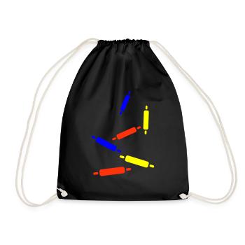 Rouleau de cuisine à pâtisserie - Sac de sport léger - noir - Devant