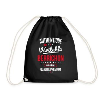 Authentique et véritable Berrichon - Original - Sac de sport léger - noir - Devant