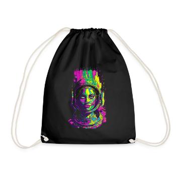 Voyage galactique - Sac de sport léger - noir - Devant