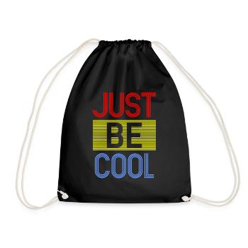 Juste être cool idée de cadeau - Sac de sport léger - noir - Devant