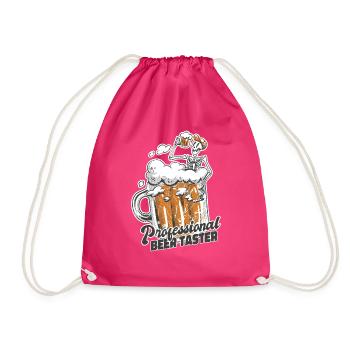 Bier-Tester - Turnbeutel - Fuchsia - Vorne