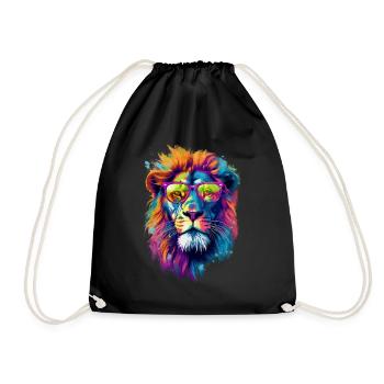 Lion - Sac de sport léger - noir - Devant