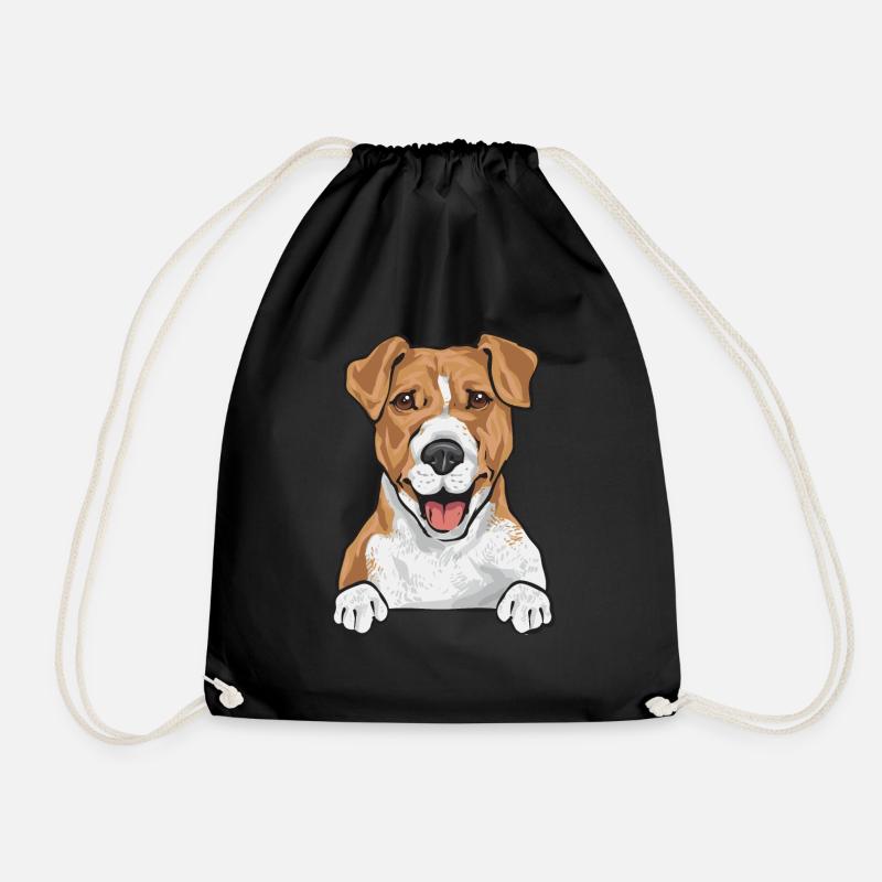 Jack Russell Terrier - Turnbeutel - Schwarz