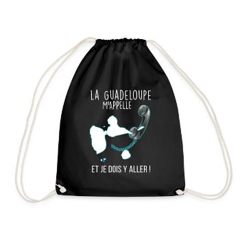 La Guadeloupe en Ligne Cadeau Humour - Sac de sport léger - noir - Devant