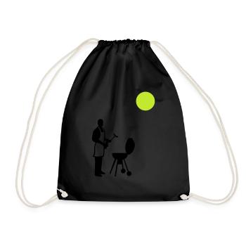 Barbecuing Summer - Drawstring Bag - black - Front