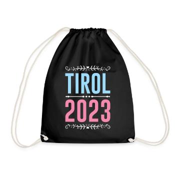 Tyrol 2023 - Drawstring Bag - black - Front