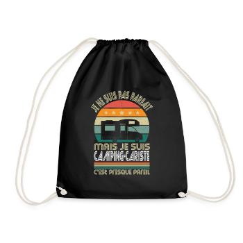 Pas parfait mais je suis camping-cariste - Sac de sport léger - noir - Devant