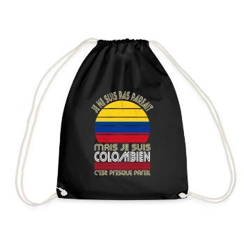 Je ne suis pas parfait mais je suis Colombien - Sac de sport léger - noir - Devant