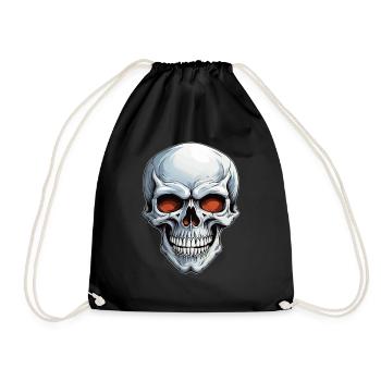 Crâne - Sac de sport léger - noir - Devant