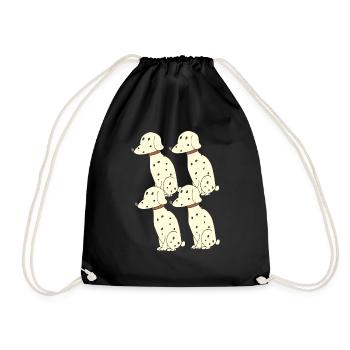 Dalmatien 4 - Sac de sport léger - noir - Devant