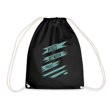 Humor Digital Escape Book Reviews Mental Retreat - Drawstring Bag - black - Front