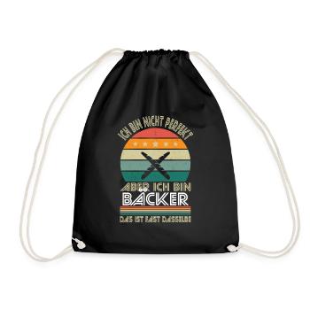 Je ne suis pas parfait, mais je suis boulanger - Sac de sport léger - noir - Devant