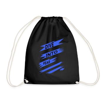 Statement Happy Present Idea Funny Birthday - Drawstring Bag - black - Front