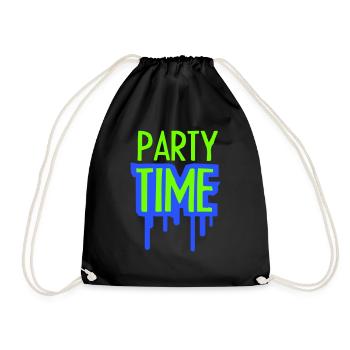 Logo de l’équipe Party Time Célébrez les amis de l’équipe - Sac de sport léger - noir - Devant