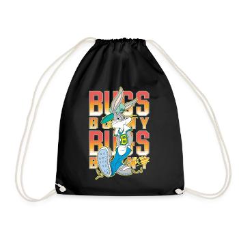 Looney Tunes Bugs Bunny Hiphop - Drawstring Bag - black - Front
