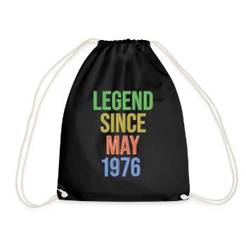 Légende Depuis mai 1976 - Sac de sport léger - noir - Devant